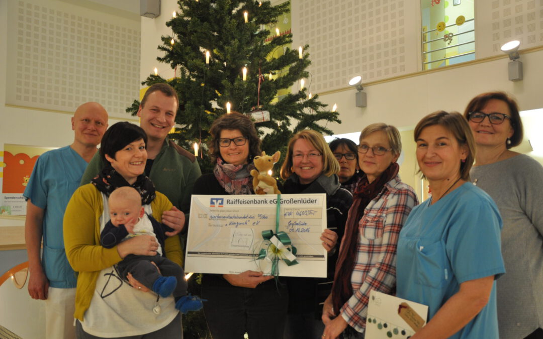 Spende an den Förderverein Känguruh: Gospelchor ersingt 4.603,35 Euro für die Kinder und Jugendlichen