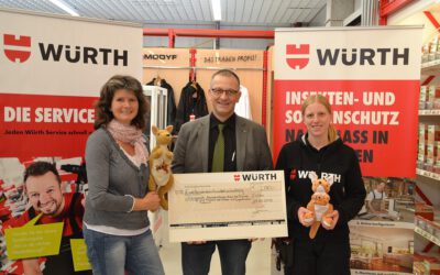 WÜRTH spendet für kleine Patienten im Klinikum