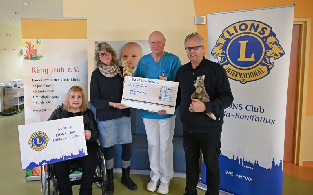 Lions Club Fulda-Bonifatius Spendet 5.000 €